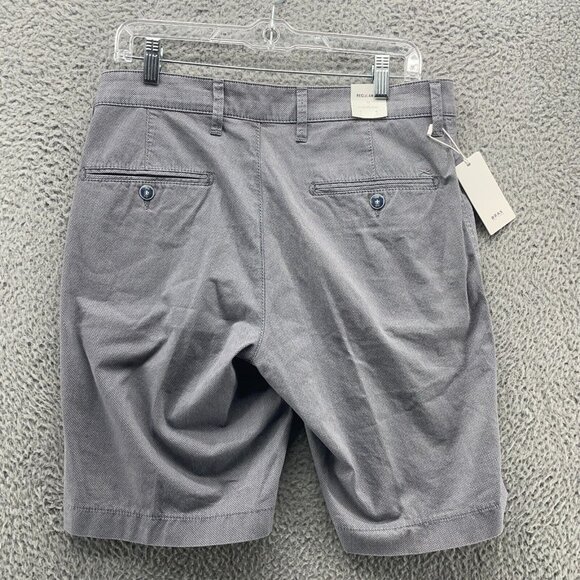 Brax Bellevill Shorts Mens 32 Gray Flat 9" Inseam New - Picture 4 of 15